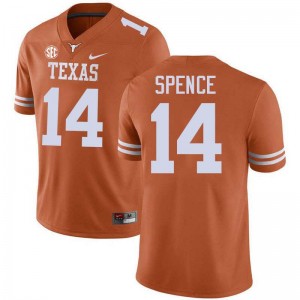 Men Texas Longhorns #14 Brad Spence Official Football Jersey - Texas Orange