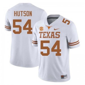 Mens UT #54 Cole Hutson University Football Jersey - White