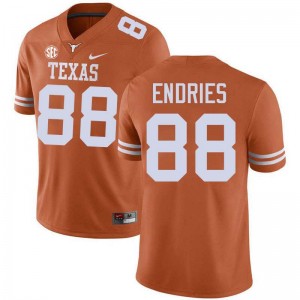 Men's UT #88 Jack Endries University Football Jersey - Texas Orange