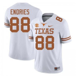 Men's UT #88 Jack Endries 2025-26 Football Jersey - White