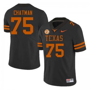 Men's Longhorns #75 Jaydon Chatman Alumni Football Jersey - Black