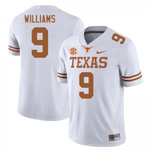 Men UT #9 Jonah Williams High School Football Jersey - White