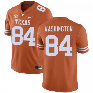Mens UT #84 Jordan Washington Limited Football Jersey - Texas Orange