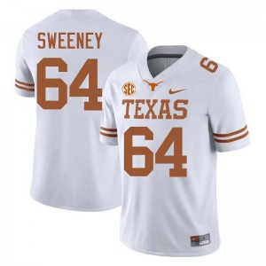 Mens Lone Star State Reps #64 Robert Sweeney NCAA Football Jersey - White