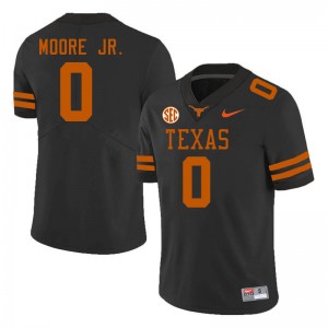 Men's UT #0 DeAndre Moore Jr. Official SEC Conference Jersey - Black