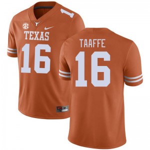 Mens UT #16 Michael Taaffe Game SEC Conference Jersey - Orange