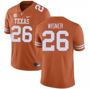 Men UT #26 Quintrevion Wisner Player SEC Conference Jersey - Orange