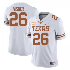 Men's UT #26 Quintrevion Wisner Limited SEC Conference Jersey - White