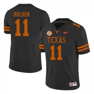 Men UT #11 Silas Bolden Replica SEC Conference Jersey - Black
