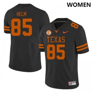 Women UT #85 Gunnar Helm Embroidery SEC Conference Jersey - Black