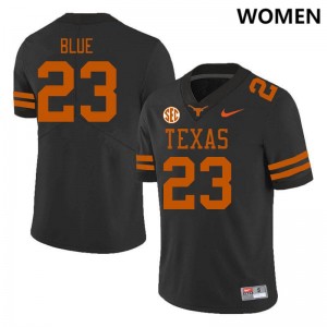 Womens UT #23 Jaydon Blue Embroidery SEC Conference Jersey - Black