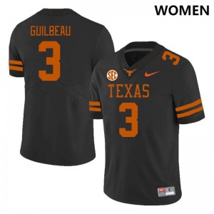 Women's UT #3 Jaylon Guilbeau Alumni SEC Conference Jersey - Black