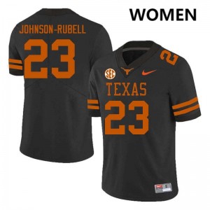 Womens UT #23 Jordon Johnson-Rubell Alumni Football Jersey - Black