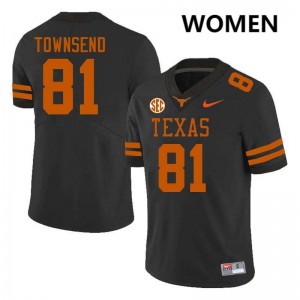 Womens Lone Star State Reps #81 Nick Townsend University Football Jersey - Black