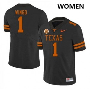 Womens UT #1 Ryan Wingo Player Football Jersey - Black