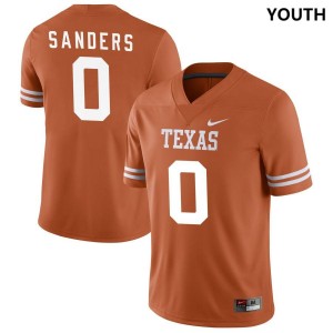 Youth Texas Longhorns #0 Ja'Tavion Sanders Nike NIL College Jersey - Texas Orange