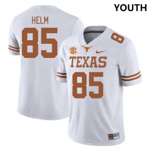 Youth UT #85 Gunnar Helm 2024 SEC Conference Jersey - White