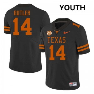 Youth UT #14 Aaron Butler NCAA Football Jersey - Black