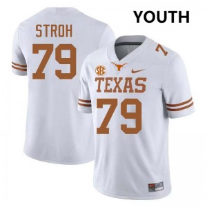 Youth Lone Star State Reps #79 Connor Stroh Player Football Jersey - White