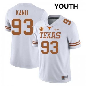 Youth UT #93 Hero Kanu Limited Football Jersey - White