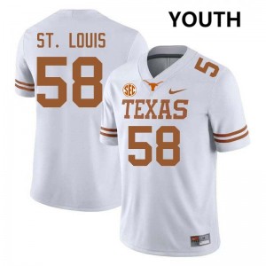Youth UT #58 Lance St. Louis High School Football Jersey - White