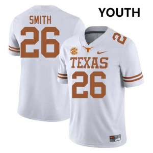 Youth UT Austin #26 Ty'Anthony Smith Limited Football Jersey - White