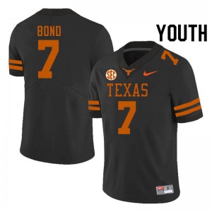 Youth UT #7 Isaiah Bond High School SEC Conference Jersey - Black