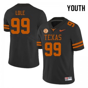 Youth Longhorns #99 Jermayne Lole Alumni SEC Conference Jersey - Black