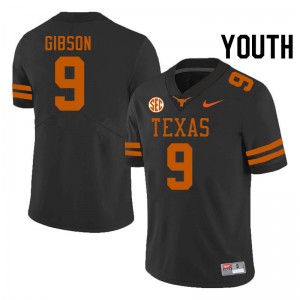 Youth UT #9 Jerrick Gibson 2024-25 SEC Conference Jersey - Black