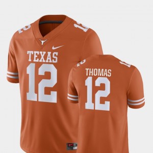 Mens Football Game #12 Texas Longhorns Earl Thomas college Jersey - Orange