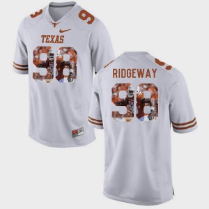 Men's Pictorial Fashion Texas Longhorns #98 Hassan Ridgeway college Jersey - White