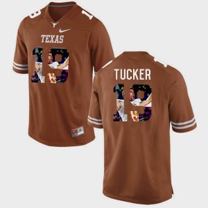 Men's Pictorial Fashion Texas Longhorns #19 Justin Tucker college Jersey - Brunt Orange