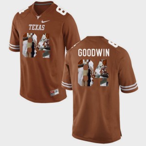 Men's #84 Texas Longhorns Pictorial Fashion Marquise Goodwin college Jersey - Brunt Orange