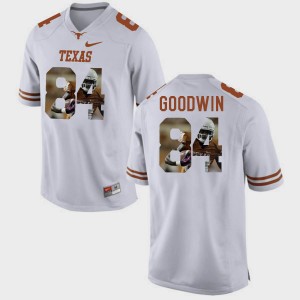 Men Pictorial Fashion Longhorns #84 Marquise Goodwin college Jersey - White