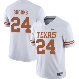 Mens UT #24 Jonathon Brooks Nike NIL College Jersey - White