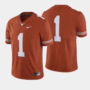 Men's #1 UT Football college Jersey - Orange