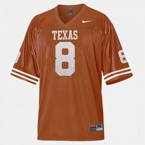 Kids UT Football #8 Jordan Shipley college Jersey - Orange