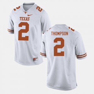 Men Football UT #2 Mykkele Thompson college Jersey - White