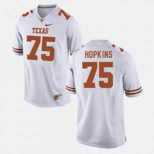 Men UT #75 Football Trey Hopkins college Jersey - White