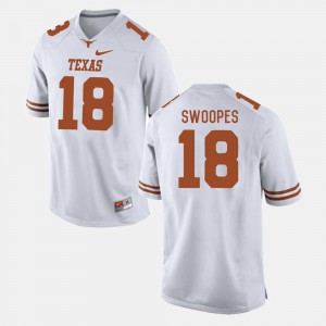 Mens Football #18 UT Tyrone Swoopes college Jersey - White