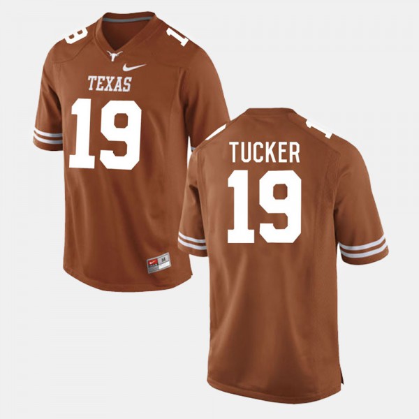 Men s UT Football 19 Justin Tucker college Jersey Burnt Orange